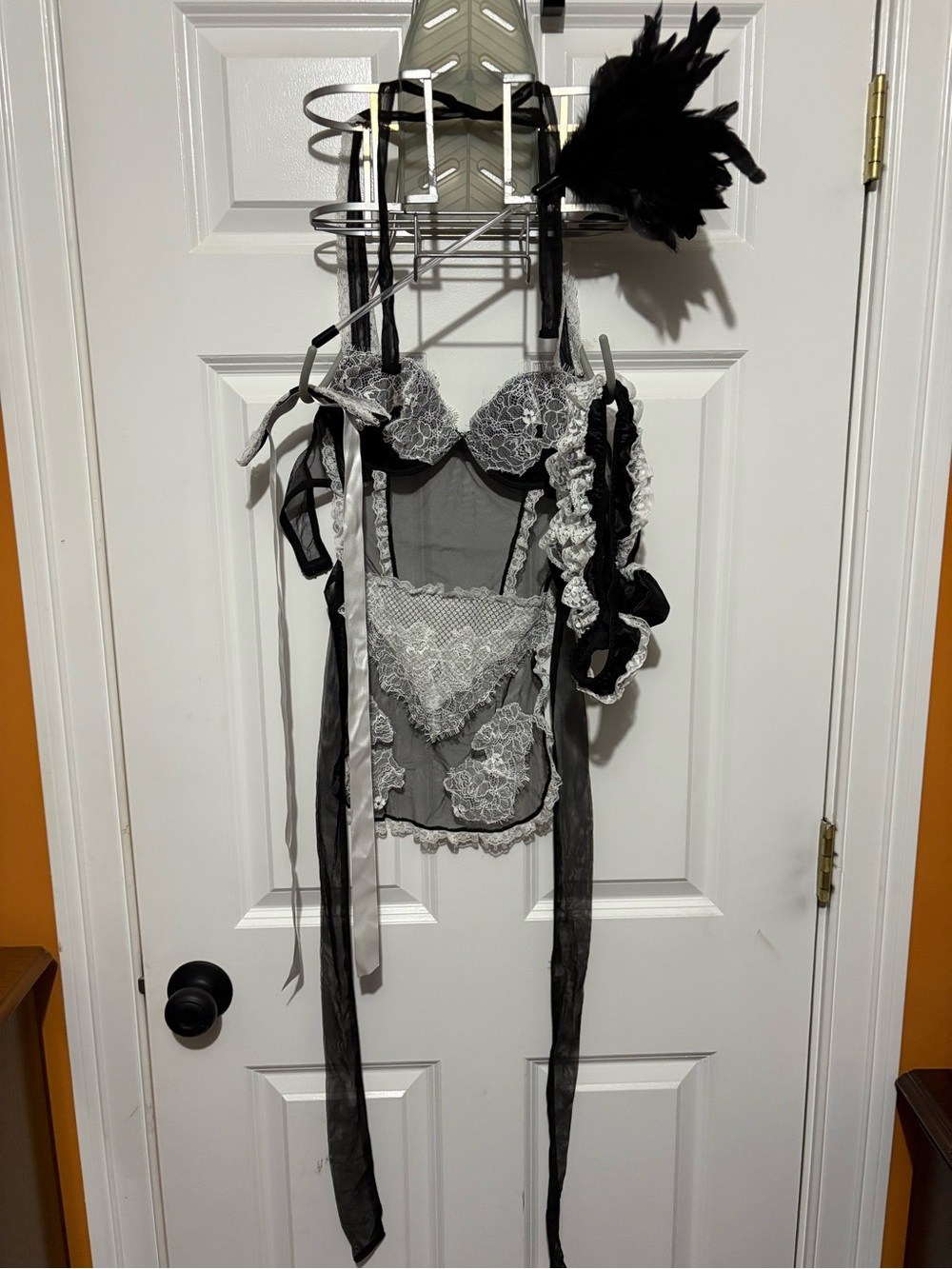 Victoria's Secret Sexy Little Things Rare/Retro 4 Piece French Maid Set
